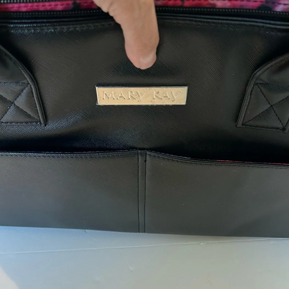MARY KAY ~ TRAVEL TOTE ~ LARGE BLACK PURSE ~ STARTER KIT ~ CONSULTANT BAG‎ ONLY
